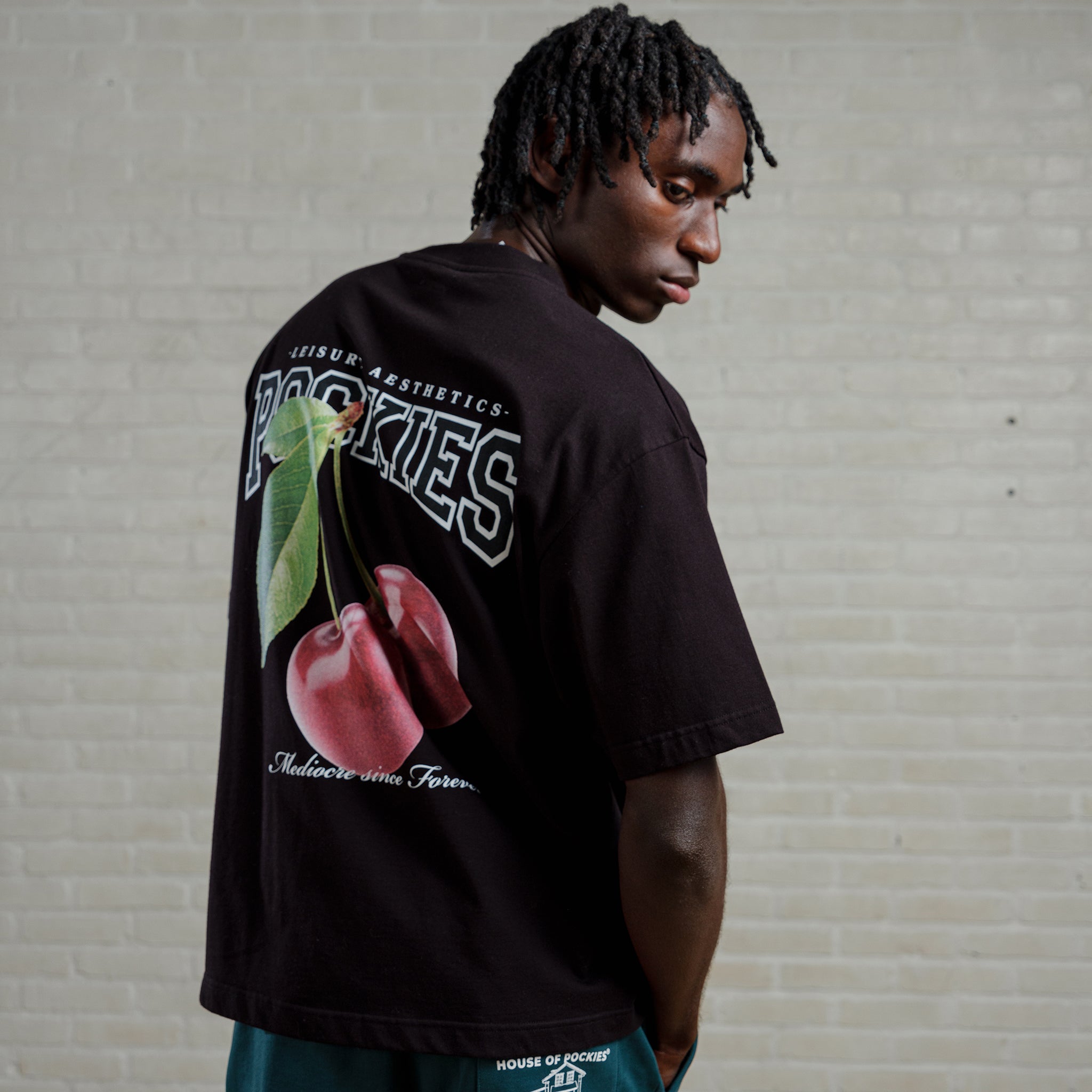 UM Cherries Tee - Black
