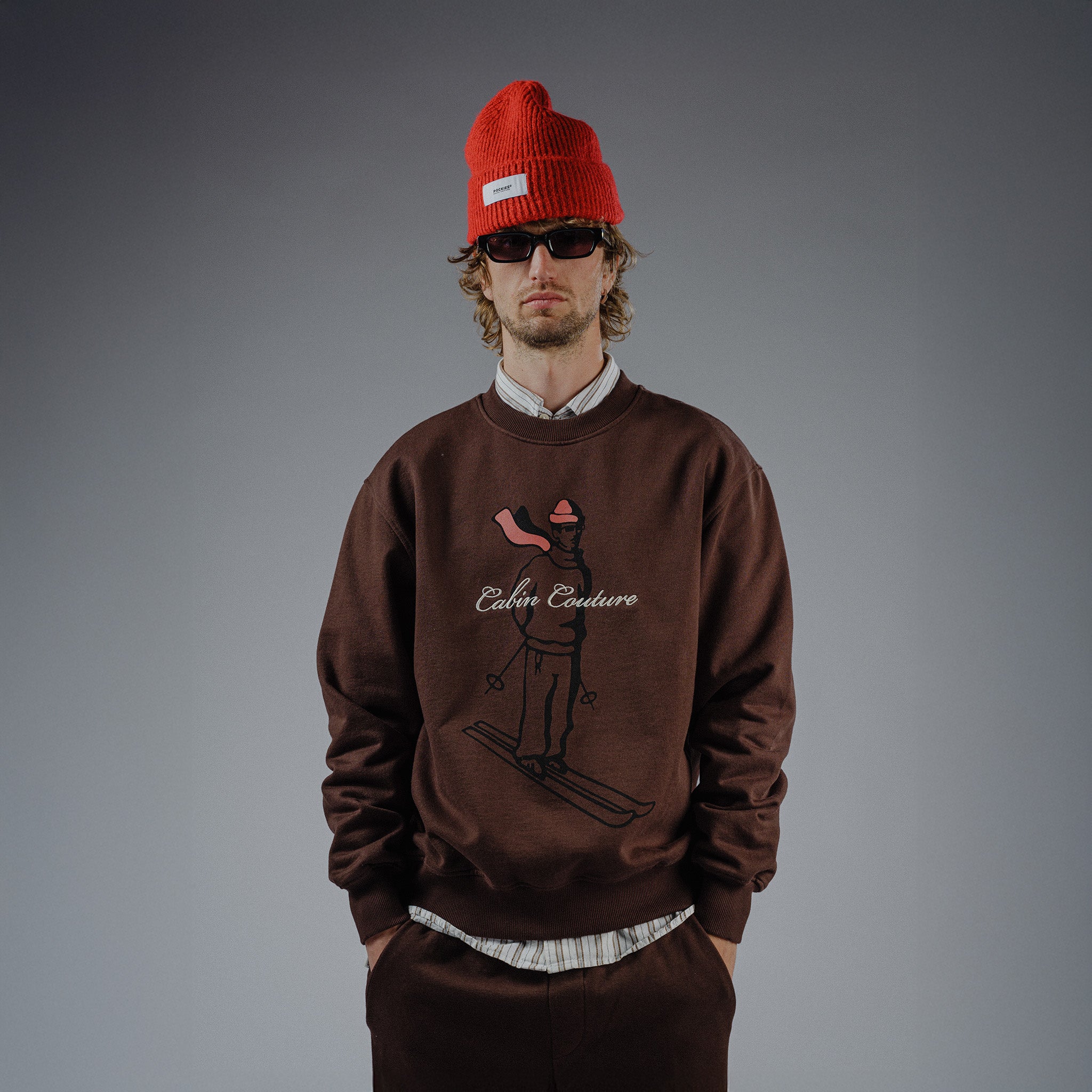 C.C. Ski Crew - Brown