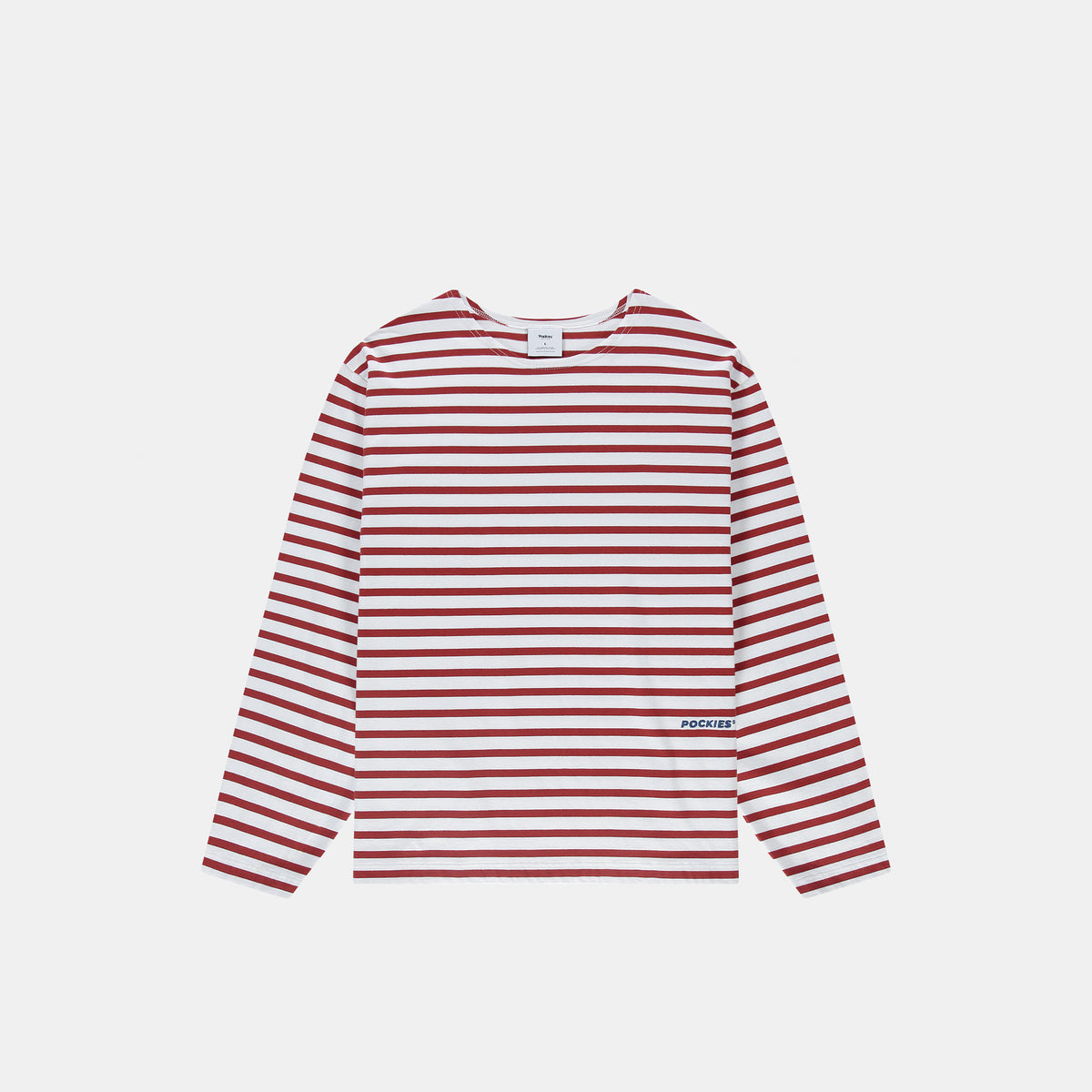 Oversized Boat Neck L/S - Red