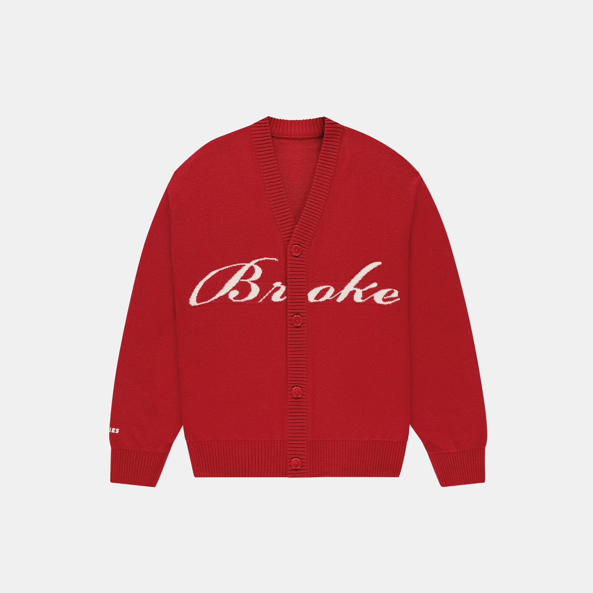 Broke Cardigan - Red