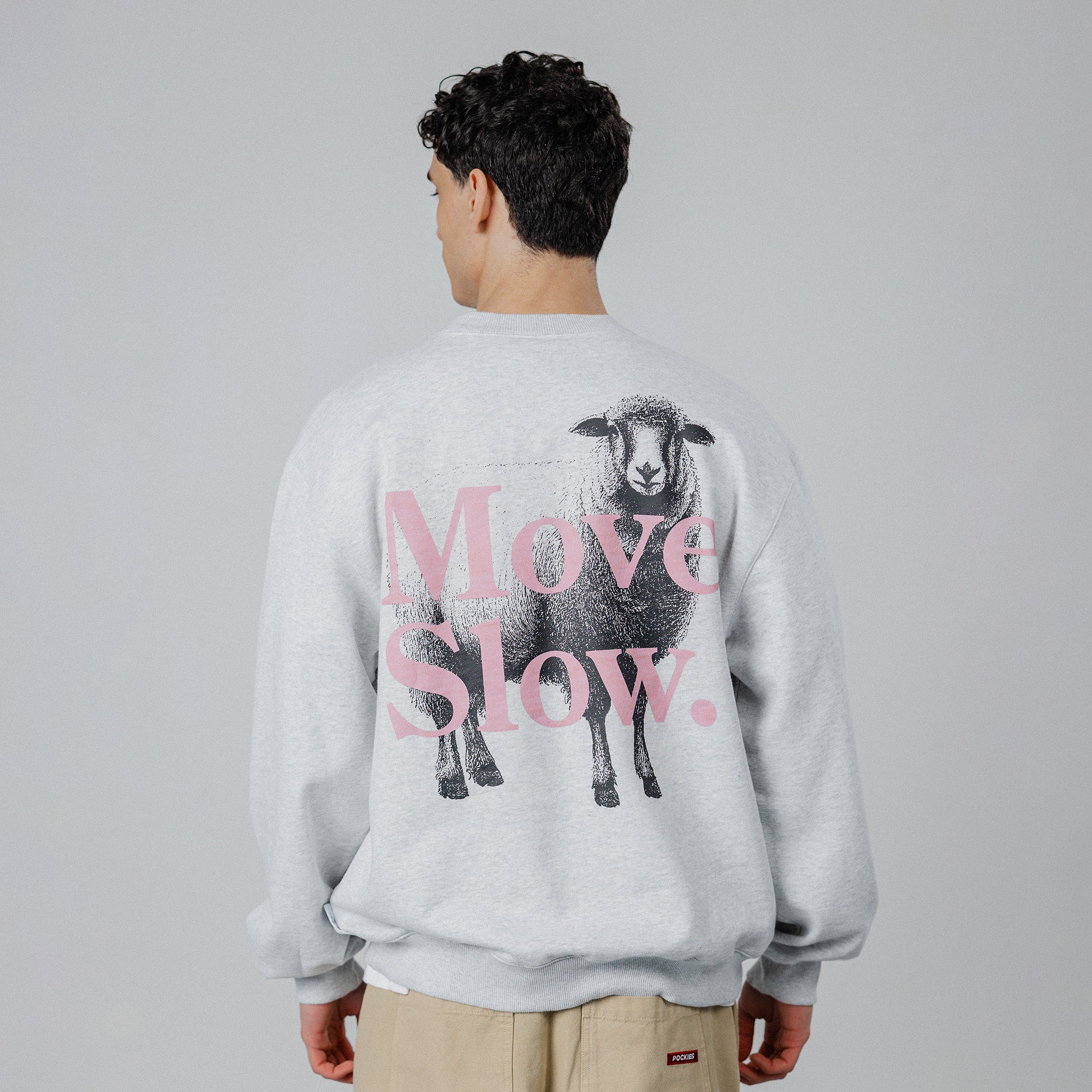 Move Slow Crew - Grey Melange