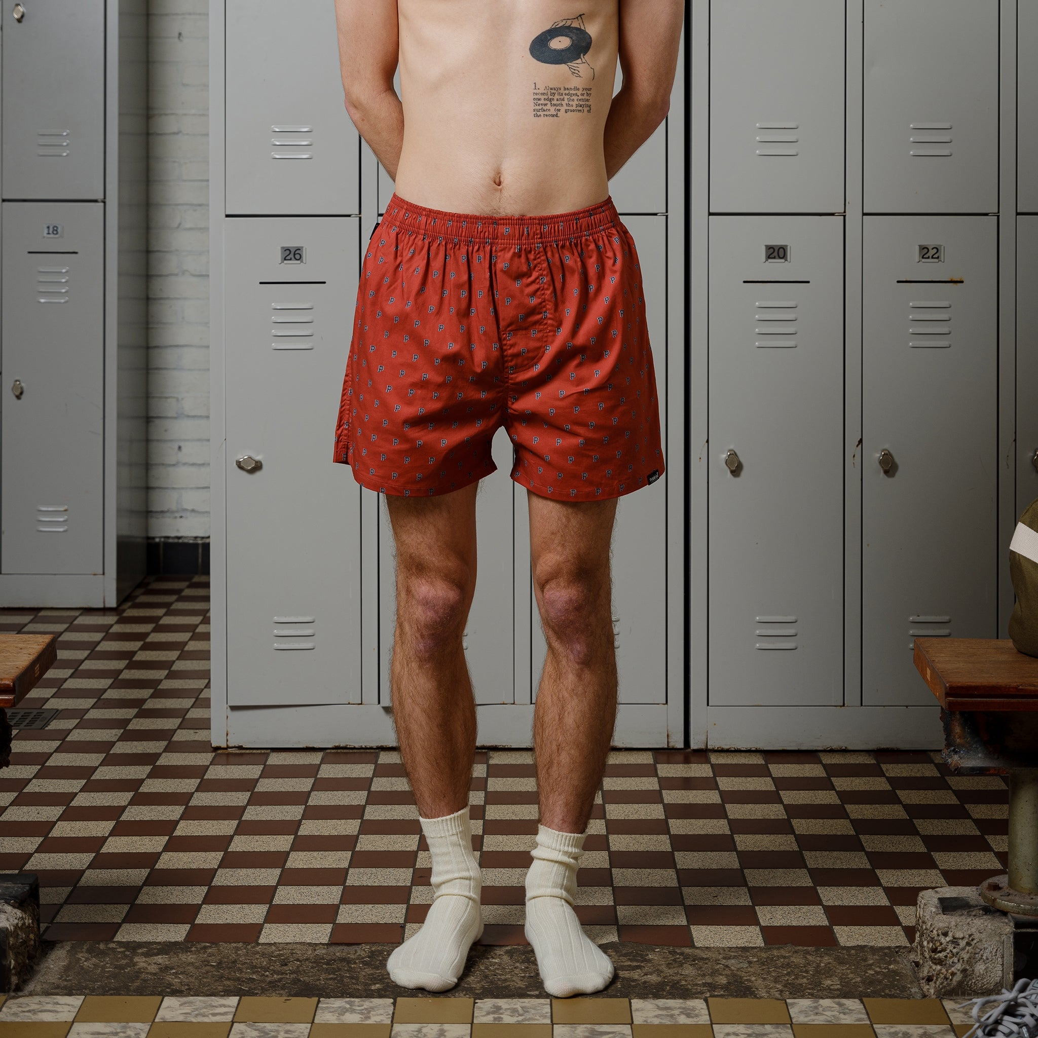 P&#39;s Allover Boxers - Red