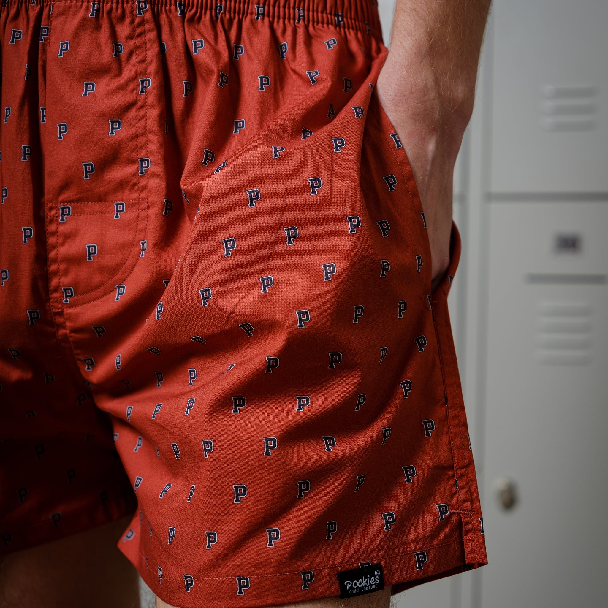 P&#39;s Allover Boxers - Red