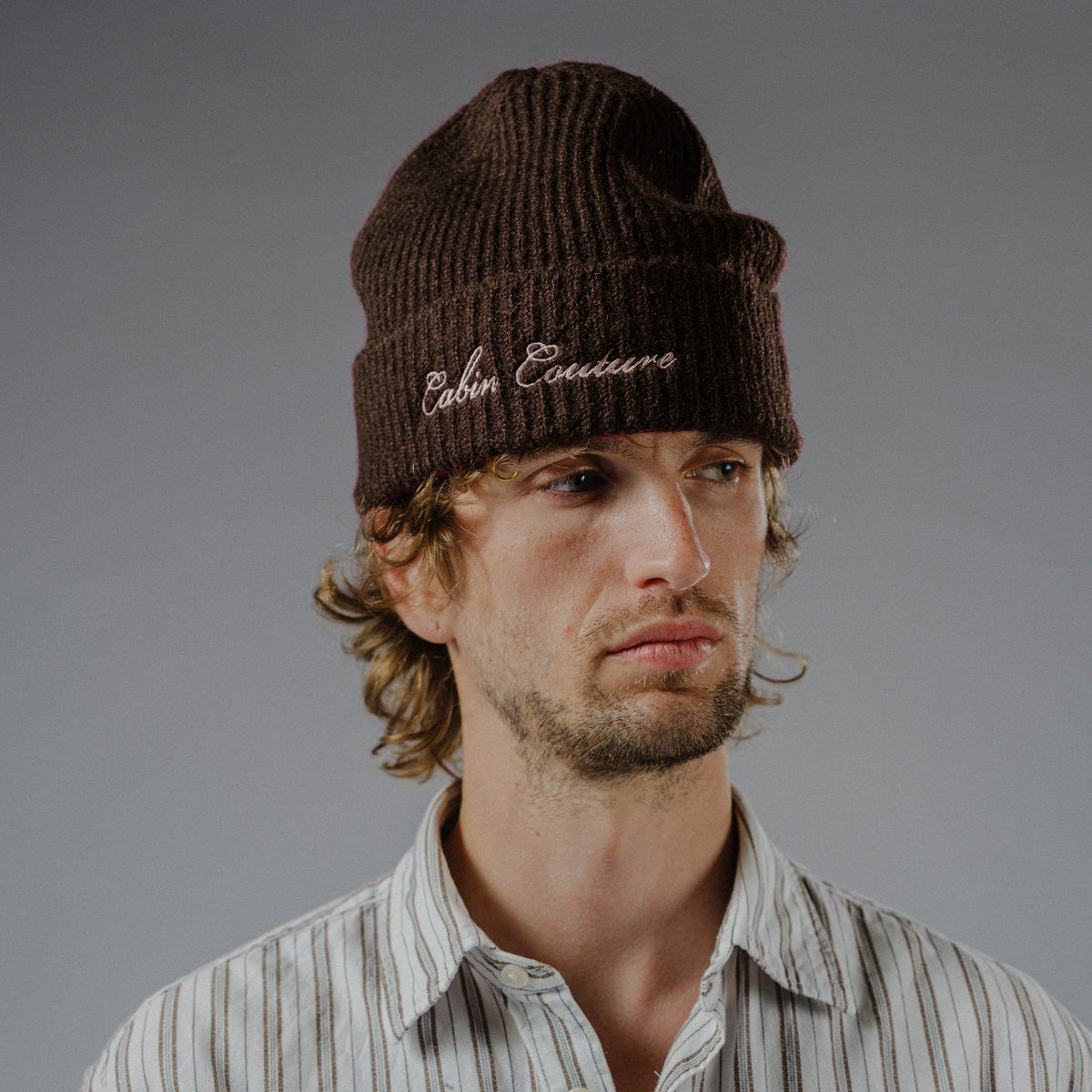 Cabin Beanie - Brown