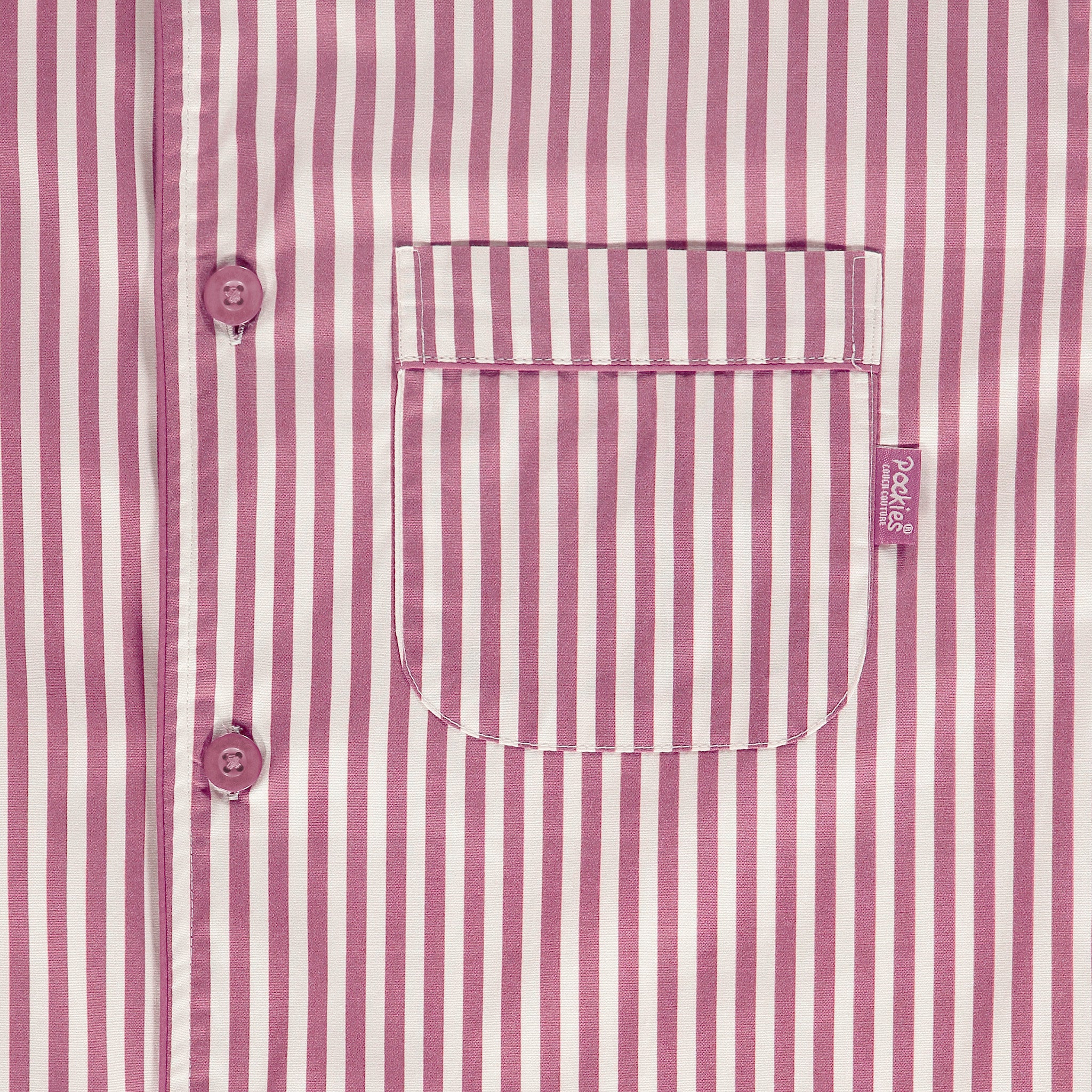 Pink Striped Pyjama Shirt